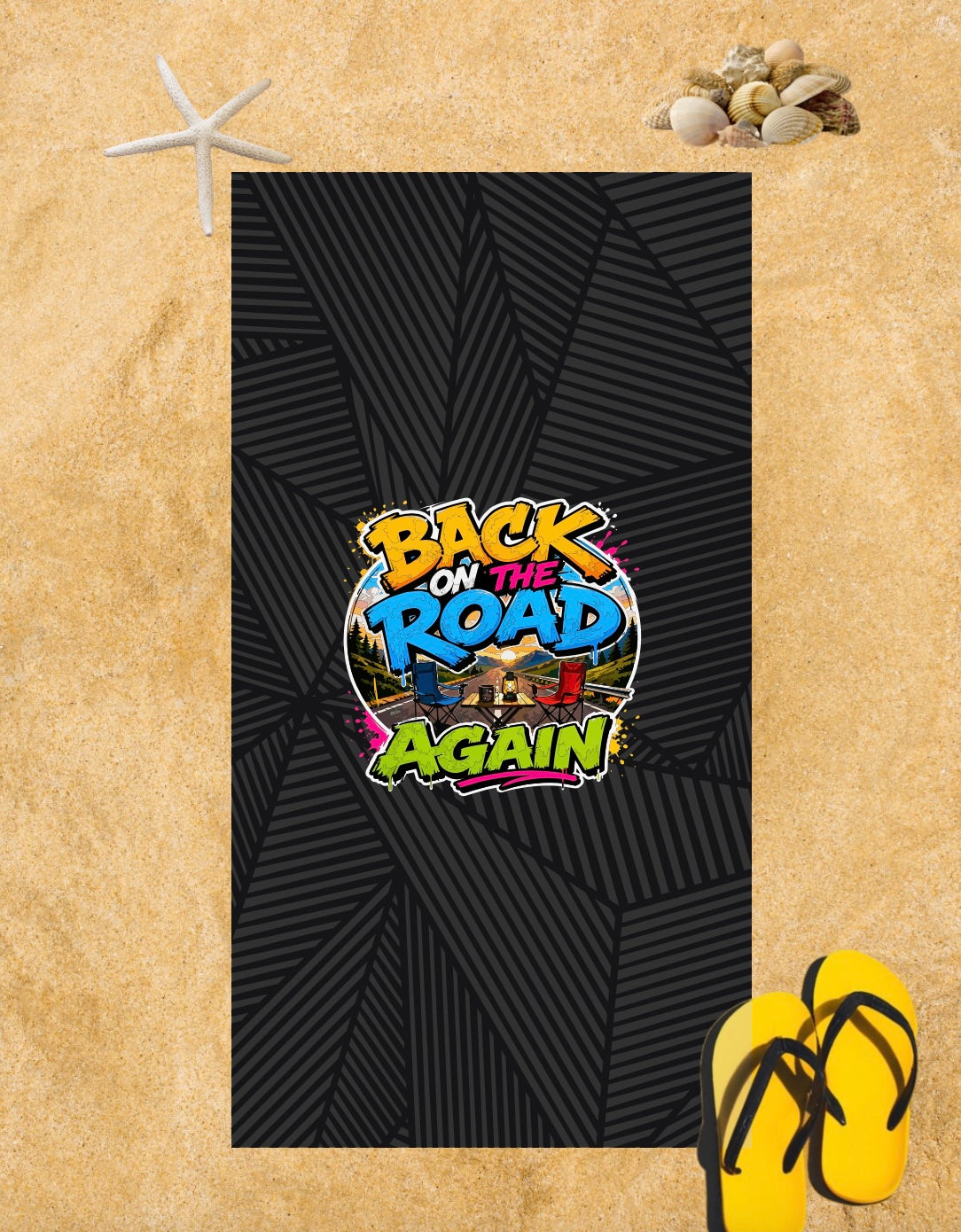 Back On The Road Again Towel