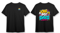 Oh My Days t-shirt front and back